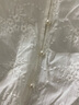 百圖betu女裝秋季新款襯衫法式繡花花邊領(lǐng)口系帶襯衫女2408T39 白色 L 曬單實(shí)拍圖