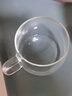 哲韻日式耐熱玻璃杯家用花茶杯子大肚咖啡杯耐高溫帶把公室透明水杯女 嘟嘟杯二個(gè) 400ml 2只 曬單實(shí)拍圖