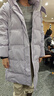 斯凱奇女款保暖時尚連帽長款羽絨服外套圣誕禮物 曬單實(shí)拍圖