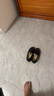 沙馳（SATCHI）男鞋布洛克珍稀鹿皮進(jìn)口鞋底商務(wù)休閑套腳皮鞋爸爸鞋 752322188Z 黑色 38 歐碼（國(guó)碼39） 曬單實(shí)拍圖