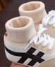 米嘟爾新生嬰兒鞋男女寶寶鞋襪一體0-1歲步前鞋3-6-9個(gè)月軟底防滑不掉 諾-黑色(線(xiàn)條休閑護腳鞋)加絨 12.5 L 內長(cháng)12.5cm 建議10-15個(gè)月 曬單實(shí)拍圖