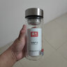 富光雙層玻璃杯男辦公泡茶杯學(xué)生隔熱便攜過濾帶蓋水杯子定制 鋼本色480ml【雙層高硼硅玻璃】 曬單實(shí)拍圖