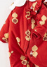 戴維貝拉（DAVE＆BELLA）嬰兒夾棉連體衣新生兒外出服加厚女寶寶衣服中國風(fēng)冬裝新年爬服 紅色【現貨】 73cm （建議身高66-73cm） 曬單實(shí)拍圖