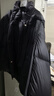百家好/百家好立領連帽羽絨服女2024冬季輕盈保暖鴨絨面包服 黑色 S 曬單實拍圖