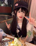 FZOG女假發(fā)少蘿同款黑長(cháng)直假發(fā)甜美日常雙馬尾齊劉海假發(fā)女自然全頭套 散發(fā)發(fā)出-送護理套裝 棕色系 長(cháng)發(fā) 曬單實(shí)拍圖