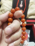 語(yǔ)唐保山南紅瑪瑙手串本命年手鏈柿子紅滿(mǎn)色滿(mǎn)肉 【精品級 一物一證】11mm 曬單實(shí)拍圖