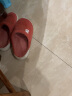 惠寻情侣棉拖鞋四季秋冬季室内防滑软底男女棉鞋 西瓜红 36-37 实拍图