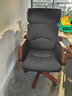 東方典標 牛皮老板椅真皮大班椅人體工學(xué)辦公椅子電腦椅家用升降轉椅 D500 黑色【進(jìn)口牛皮】高靠背 曬單實(shí)拍圖