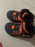 Skechers斯凱奇嵐霖系列兒童棉鞋男童冬鞋耐磨大童加絨運動(dòng)鞋405230L 炭灰色/橘色/CCOR 28.5 曬單實(shí)拍圖