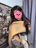 玖慕（JIUMU）純羊毛圍巾女秋冬季披肩女士保暖圍脖生日圣誕節禮物送女生禮盒裝 曬單實(shí)拍圖