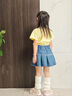 女童牛仔短裙套裝夏裝洋氣裙子兒童中大童韓版女孩夏季薄款兩件套 單件牛仔短裙 150cm 曬單實(shí)拍圖