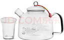 trendglas JENA德國(guó)進(jìn)口煮茶壺玻璃養(yǎng)生壺茶水分離泡茶壺直火電陶爐燒水壺大容量 玻璃煮壺（玻璃蓋）+茶濾 曬單實(shí)拍圖