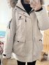 駱駝（CAMEL）戶(hù)外極寒派克工裝毛領(lǐng)情侶款羽絨服保暖加厚中長(cháng)款外套 曬單實(shí)拍圖