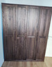 源氏木語(yǔ)實(shí)木衣柜家用臥室黑胡桃木衣櫥小戶(hù)型兩門(mén)三門(mén)四門(mén)儲物柜 1.56米四門(mén)衣柜(整柜不可分) 曬單實(shí)拍圖