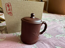 香石坊 宜興名家原礦紫砂杯茶具全純手工辦公水杯家用男士泡茶杯竹韻杯 底槽清 450ml 曬單實(shí)拍圖