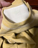 婧麒（JOYNCLEON）兒童保暖內(nèi)衣嬰兒羊毛蠶絲內(nèi)衣兒童秋衣套裝分體男女寶寶保暖衣 黃色 100 曬單實拍圖