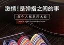 愛麗絲（Alice）磨砂ABS吉他撥片尤克里里撥弦片木電吉他彈片PICK小配件 0.58MM厚50片裝 曬單實(shí)拍圖