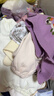 babylove女寶寶包屁衣春秋季純棉紗布三角哈衣嬰兒衣服洋氣刺繡外出服 赭色 80cm 曬單實拍圖