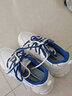 回力女鞋老爹鞋女透氣2025年秋季新款克萊因藍休閑運動(dòng)鞋子女士編織鞋 白寶藍 39 曬單實(shí)拍圖