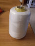 若轩缝被子线白棉线老式手工家用手缝针线大卷缝衣线粗线缝纫机线 涤纶 白色 1个(收藏送多用针1套) 实拍图