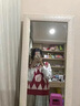 矜持范學(xué)院風(fēng)酒紅色毛衣無(wú)袖背心女寬松外穿小熊提花馬甲女V領(lǐng)坎肩針織 紅色馬甲單件 S 曬單實(shí)拍圖