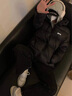 361°羽絨服男輕薄秋季新款男裝時(shí)尚短款保暖舒適防風(fēng)連帽外套棉上衣 超級(jí)黑 XL 曬單實(shí)拍圖