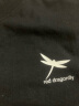 红蜻蜓（RED DRAGONFLY）休闲裤男士运动微弹时尚品牌印花百搭休闲直筒长裤子 黑色B XL 实拍图