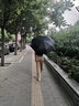 雨寶全自動晴雨傘加大節(jié)節(jié)收科技升級晴雨兩用大號遮陽傘 黑手柄雙龍骨+收安全防回彈 12骨 曬單實拍圖
