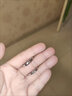 DR.KUS999情侶戒指一對(duì)素圈足銀對(duì)戒小眾設(shè)計(jì)圣誕禮物刻字送男女友 怦然心動(dòng)【999銀】開(kāi)口一對(duì) 曬單實(shí)拍圖