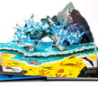 揭秘海洋立體書3d揭秘系列兒童翻翻書0-3歲以上繪本故事書海底世界科普百科全書寶寶啟蒙認(rèn)知3d折 曬單實(shí)拍圖