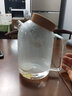 木笙玩物（MUSHENGWANWU） 耐熱玻璃杯涼水壺套裝家用冷泡壺檸檬花茶果汁冷水壺大容量扎壺 中號逗逗涼水壺【軟木版】 曬單實拍圖