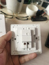 獅盾開(kāi)關(guān)插座面板超薄 家用86型暗裝電源五孔插座空調熱水器插座S20 一開(kāi)單控 86型 曬單實(shí)拍圖