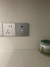 普聯(lián)（TP-LINK）AX1500全屋WIFI6面板AP套裝路由ac+ap面板套裝千兆端口易展組網(wǎng) 雙頻Wi-Fi6面板深空銀×4+5口一體化路由1 曬單實(shí)拍圖