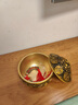 天祥緣黃銅金蟾聚寶盆擺件帶蓋招客廳家居店鋪開(kāi)業(yè)禮品財裝飾品存錢(qián)罐 6號金蟾聚寶盆 曬單實(shí)拍圖