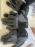 大行（DAHON）自行車(chē)騎行觸屏手套加絨保暖男女電動(dòng)摩托公路秋冬滑雪運動(dòng)戶(hù)外裝 黑銀色 XL 曬單實(shí)拍圖