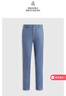 布克兄弟（BrooksBrothers）男士春夏斜紋布高級感修身休閑褲 0004-黑色 34 34/34 曬單實拍圖