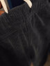 真維斯（Jeanswest）燈芯絨褲子男秋冬季新款休閑褲男士直筒潮牌寬松加絨男褲QLFY2818 深灰 XL 【建議130-145斤】 曬單實(shí)拍圖