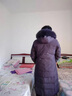 SOEM真毛領羽絨服女狐貍毛中長款過膝冬裝新款加厚保暖外套 酒紅 【真狐貍毛領】 L 【建議100-120斤】 曬單實拍圖