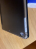 毕亚兹 适用苹果iPad Air2保护套 iPad6代平板电脑保护后外壳 轻薄防摔 休眠三折皮套 PB13-黑色 实拍图