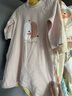 優(yōu)奇寶寶睡衣嬰兒睡袍睡裙兒童防踢被男童女幼兒連體家居服純棉春秋款 曬單實(shí)拍圖
