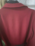尚都比拉春秋紅色襯衫連衣裙女氣質(zhì)女神范中長款假兩件針織裙子 紅配黑 S 曬單實(shí)拍圖