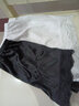 哆溫宓安全褲女夏季寬松打底褲冰絲薄款防走光褲蕾絲平角褲外穿保險褲  A款（黑+白） L （110-130斤） 曬單實(shí)拍圖