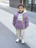 G.DUCK KIDS小黃鴨童裝嬰兒羽絨服加厚保暖輕奢高檔男女寶寶外套卡通連帽襖子 米色 90 建議80-90cm1歲半-2歲cm 曬單實(shí)拍圖
