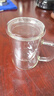 憶壺茶 玻璃水杯茶杯 茶水分離杯過(guò)濾內膽帶蓋 加厚耐熱玻璃辦公室茶杯 450ML茗靚杯-透明把 曬單實(shí)拍圖