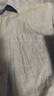 暖喬（Nuanqiao）全棉牛津紡純棉襯衫女長袖寬松春秋白色工裝休閑打底襯衣 藍色口袋 M（100-115斤） 曬單實拍圖