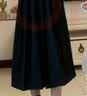 歐迪惠法式連衣裙女裝2026年春季新款衣服套裝毛呢外套女秋冬小香風裙子 黑色裙 2XL 【135-150斤】 曬單實拍圖