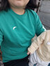 安踏衛衣女秋季新款男女同款寬松大碼韓版針織套頭衫棉質(zhì)圓領(lǐng)長(cháng)袖t恤戶(hù)外跑步健身服休閑潮裝運動(dòng)服 -5復古綠/純凈白（男女同款） L 175 曬單實(shí)拍圖