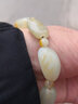 和田玉手鏈原石優(yōu)化皮手串男女款民族風(fēng)精美玉證書(shū) 滿(mǎn)肉大號款 曬單實(shí)拍圖