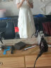 亿梵莎（YIFANSHA）新款连衣裙夏季女生裙子夏天2024法式高级感气质显瘦仙女中长裙 米白色 M建议90-105斤 实拍图