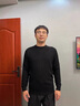 恒源祥100純羊毛羊毛衫男冬季新款半高領(lǐng)毛衣加厚保暖針織打底衫純 恒源祥黑色 8809款YXL100純?nèi)?恒源祥170碼適合125-140斤100純?nèi)?曬單實(shí)拍圖